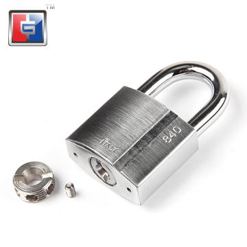 34mm Unbreakable lock padlock low carbon steel key safe padlock gate exterior long shank padlock